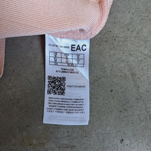 Marciano pink bodycon dress size M - Picture 6 of 7